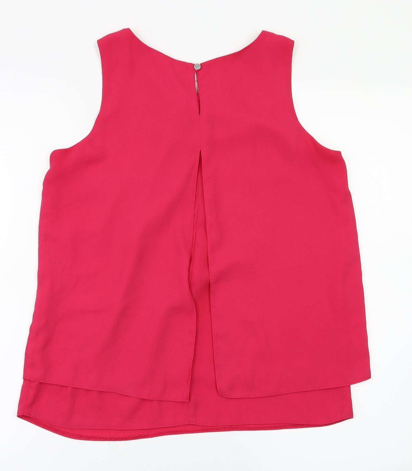 Womens UK Size 8 Wallis Pink Basic Blouse