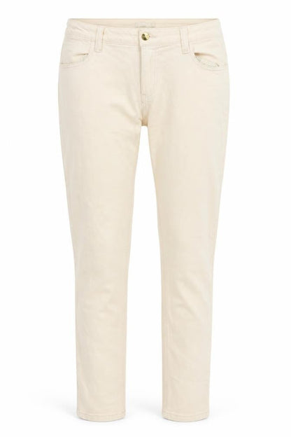 Womens UK Size 30 b.young Regular Fit Skinny Ivory Jeans