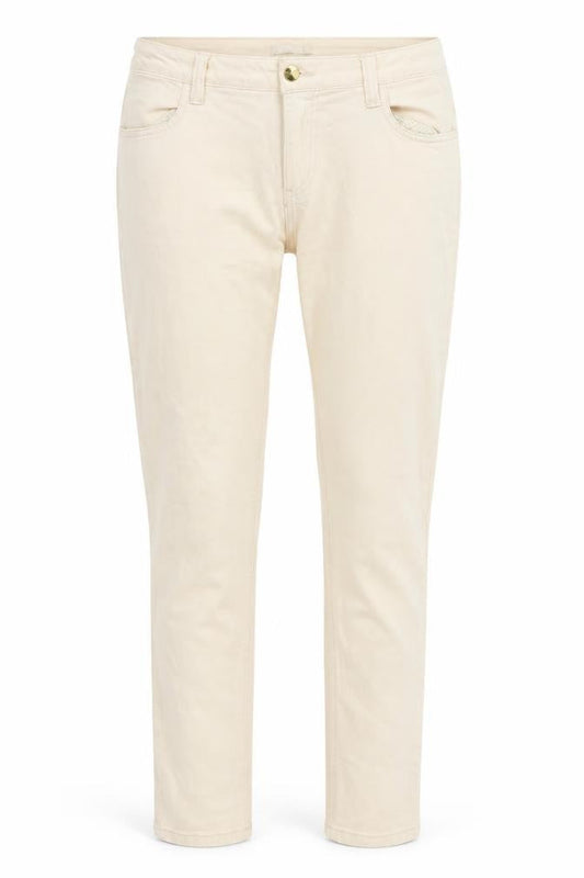 Womens UK Size 30 b.young Regular Fit Skinny Ivory Jeans