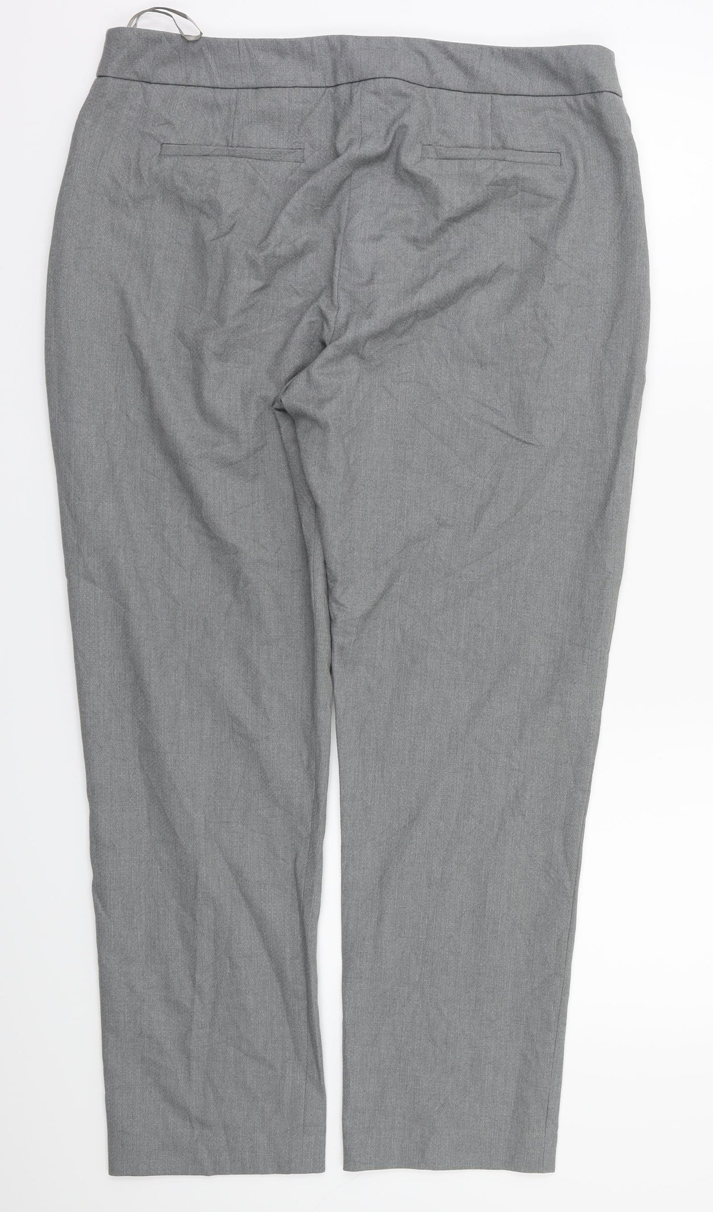 Womens UK Size 14 ASOS Regular Fit  Grey Trousers