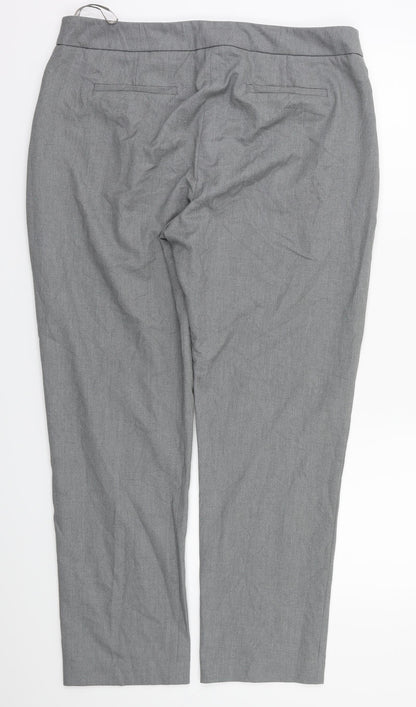 Womens UK Size 14 ASOS Regular Fit  Grey Trousers