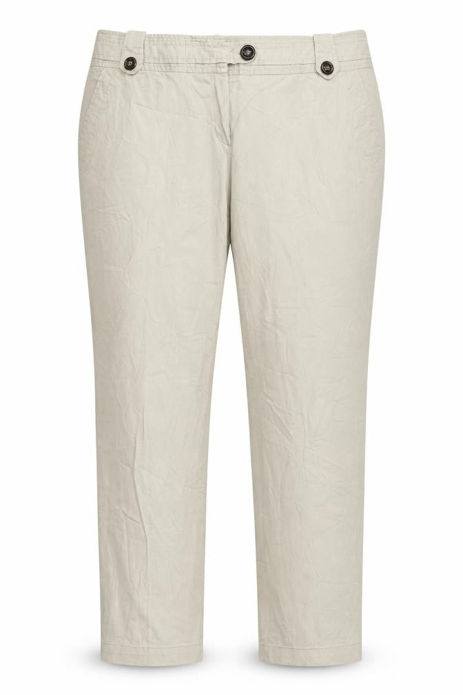 Womens UK Size 16 Flame Regular Fit  Beige Trousers