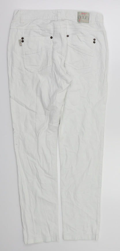 DAYS  Womens White   Straight Jeans Size 8 L29 in