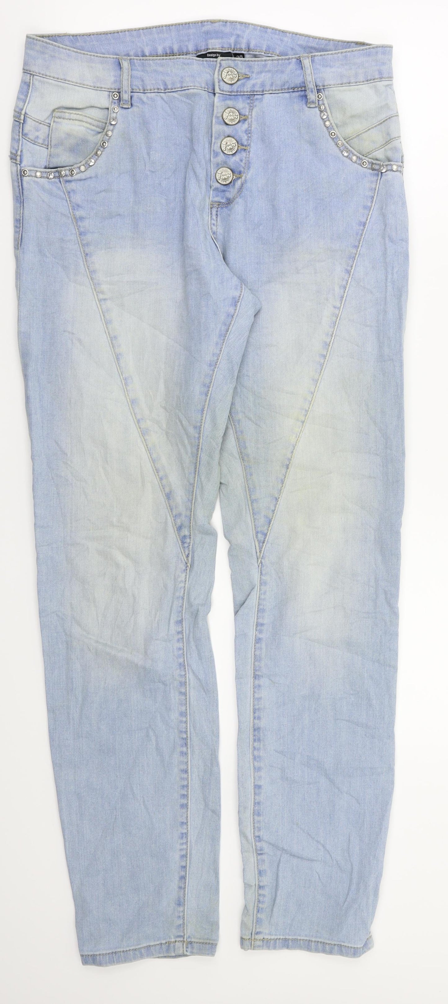 KappAhl Womens Blue   Skinny Jeans Size 10 L31 in