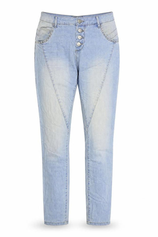 Womens UK Size 10 KappAhl Relaxed Fit Skinny Blue Jeans