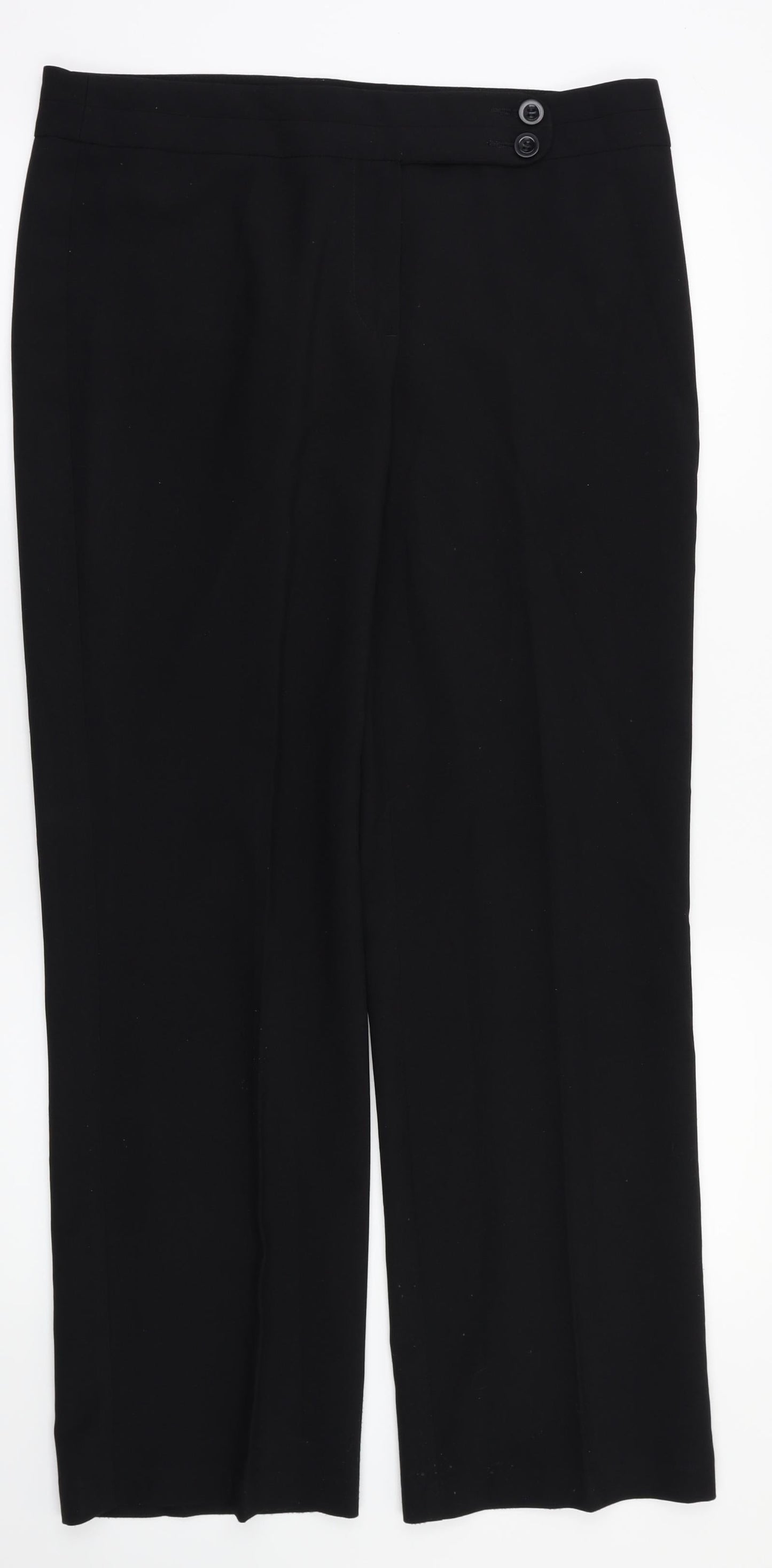 George Womens Black   Trousers  Size 12 L30 in