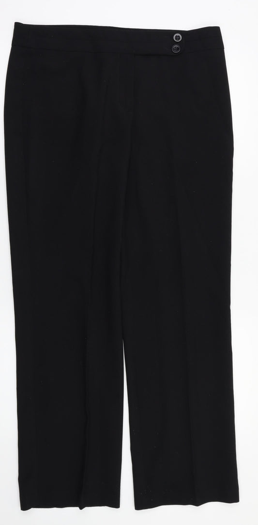 George Womens Black   Trousers  Size 12 L30 in