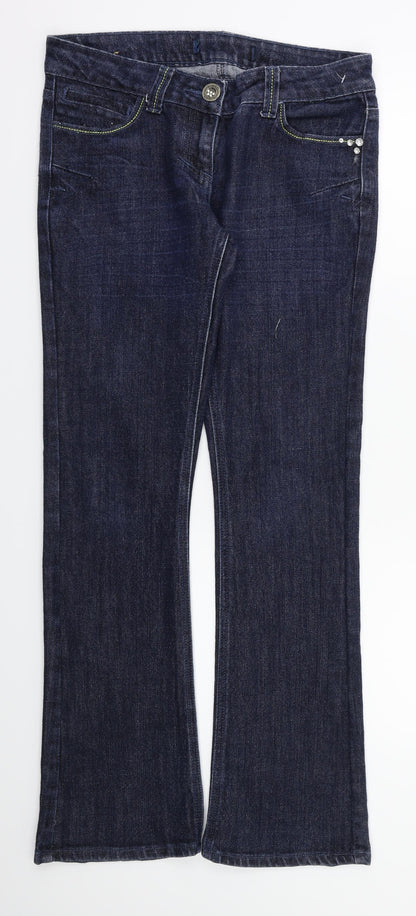 Womens UK Size 32 in Preworn Regular Fit Straight Blue Jeans