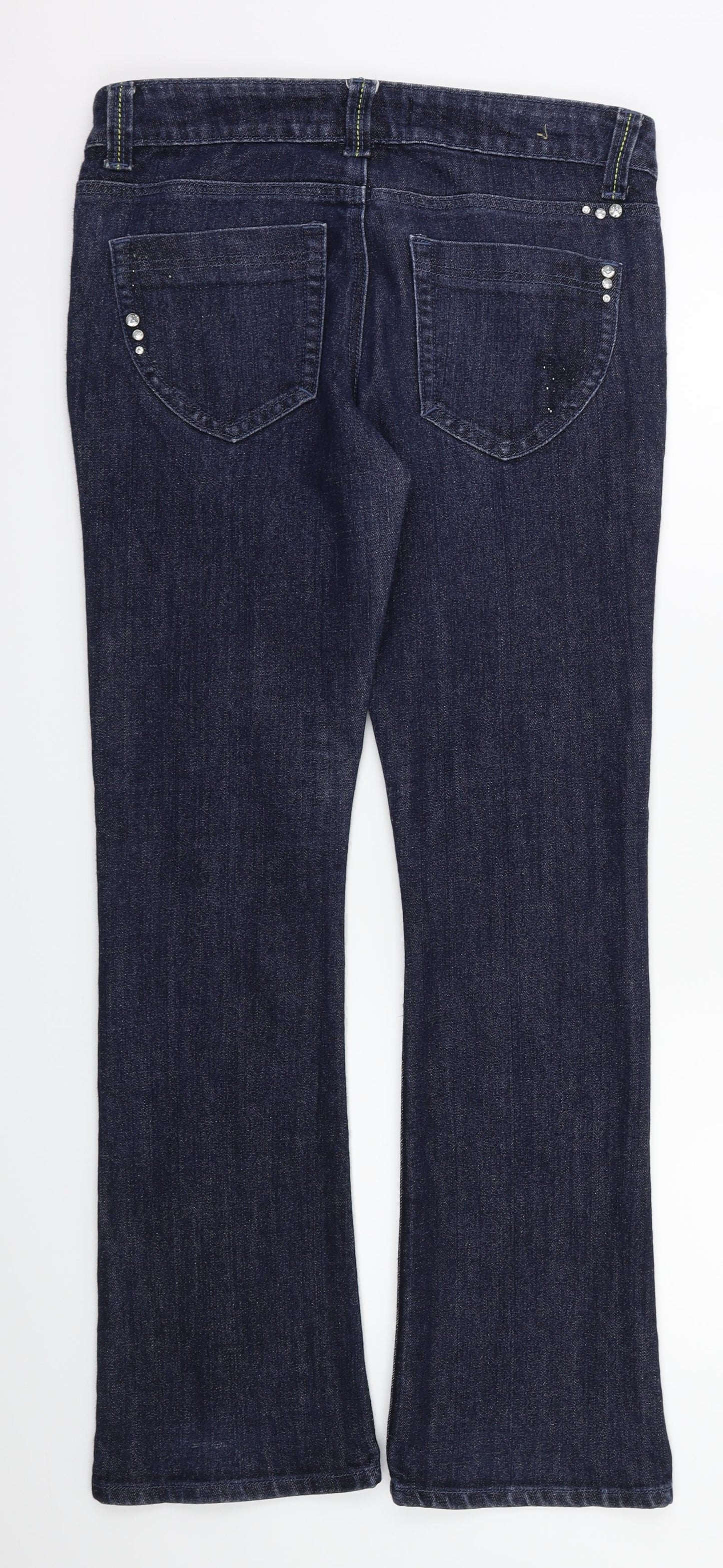 Womens UK Size 32 in Preworn Regular Fit Straight Blue Jeans
