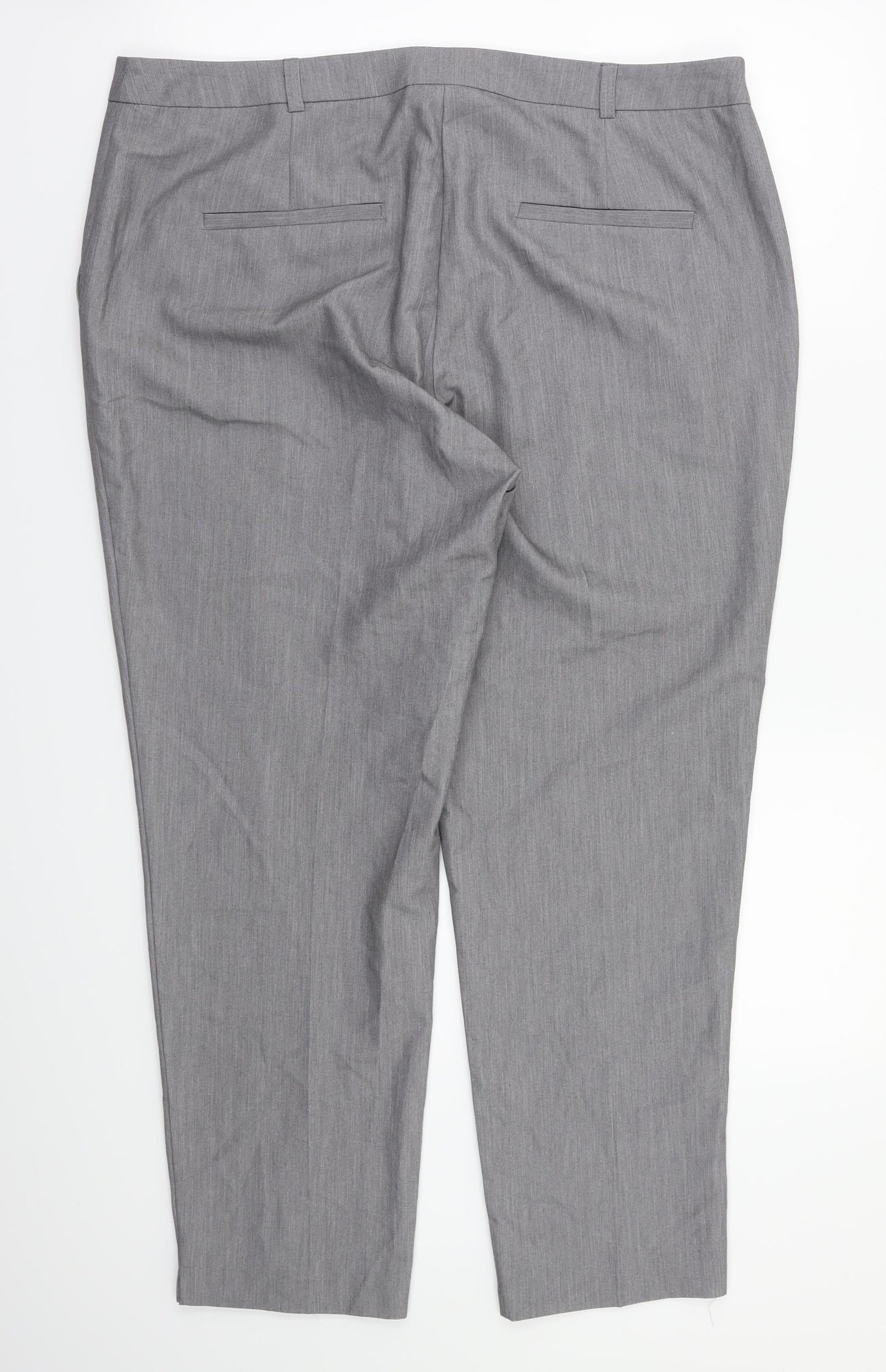 Womens UK Size 12 Dorothy Perkins Relaxed Fit  Grey Trousers