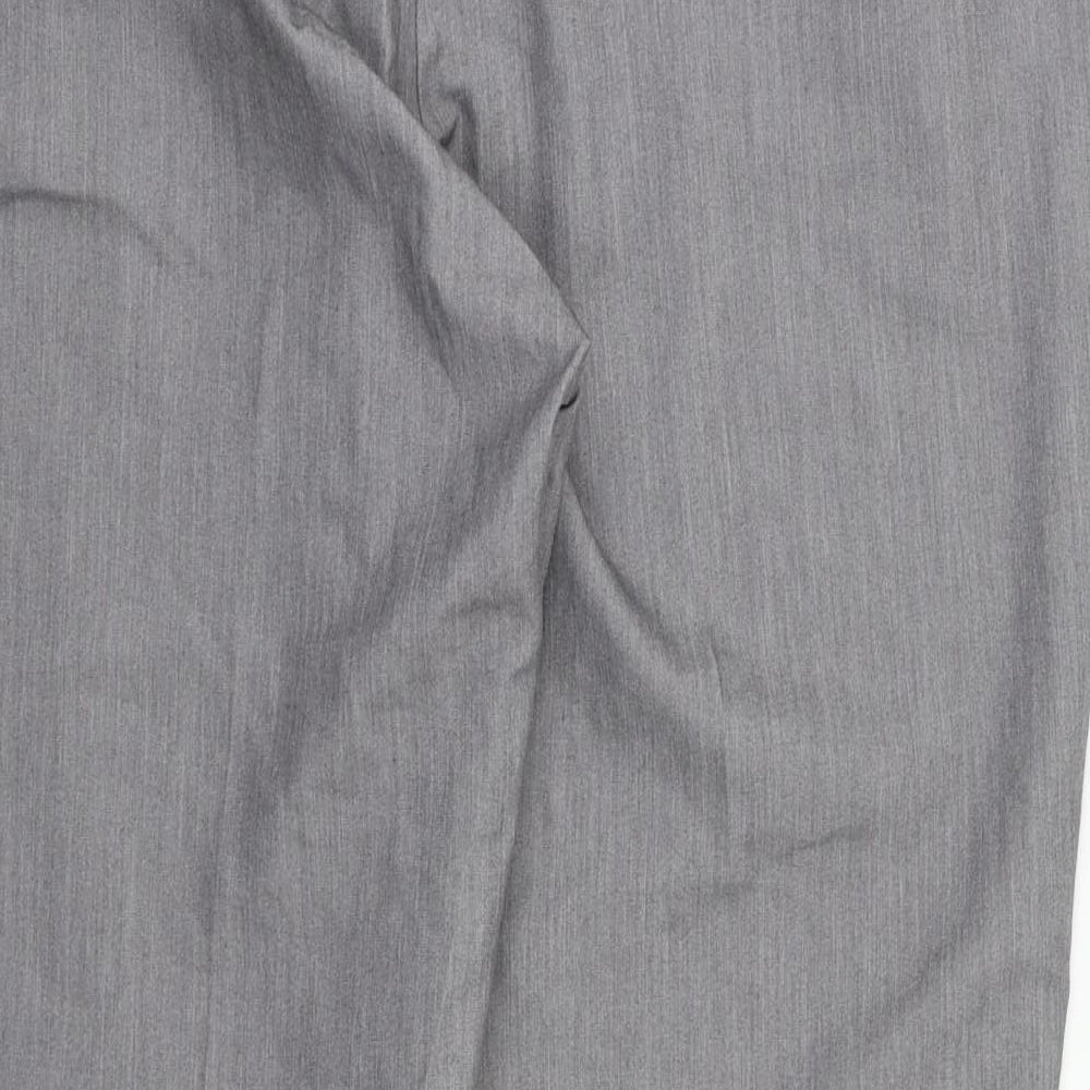 Womens UK Size 12 Dorothy Perkins Relaxed Fit  Grey Trousers