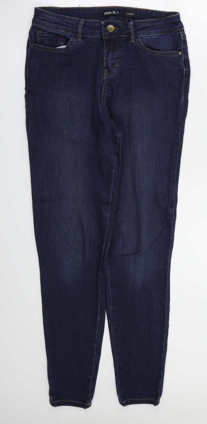 TU Womens Blue   Skinny Jeans Size 10 L28 in