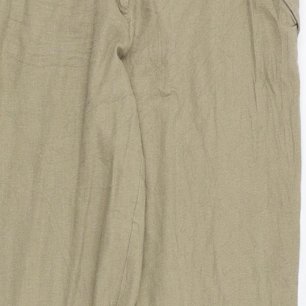 New Look Womens Beige   Trousers  Size 12 L27 in