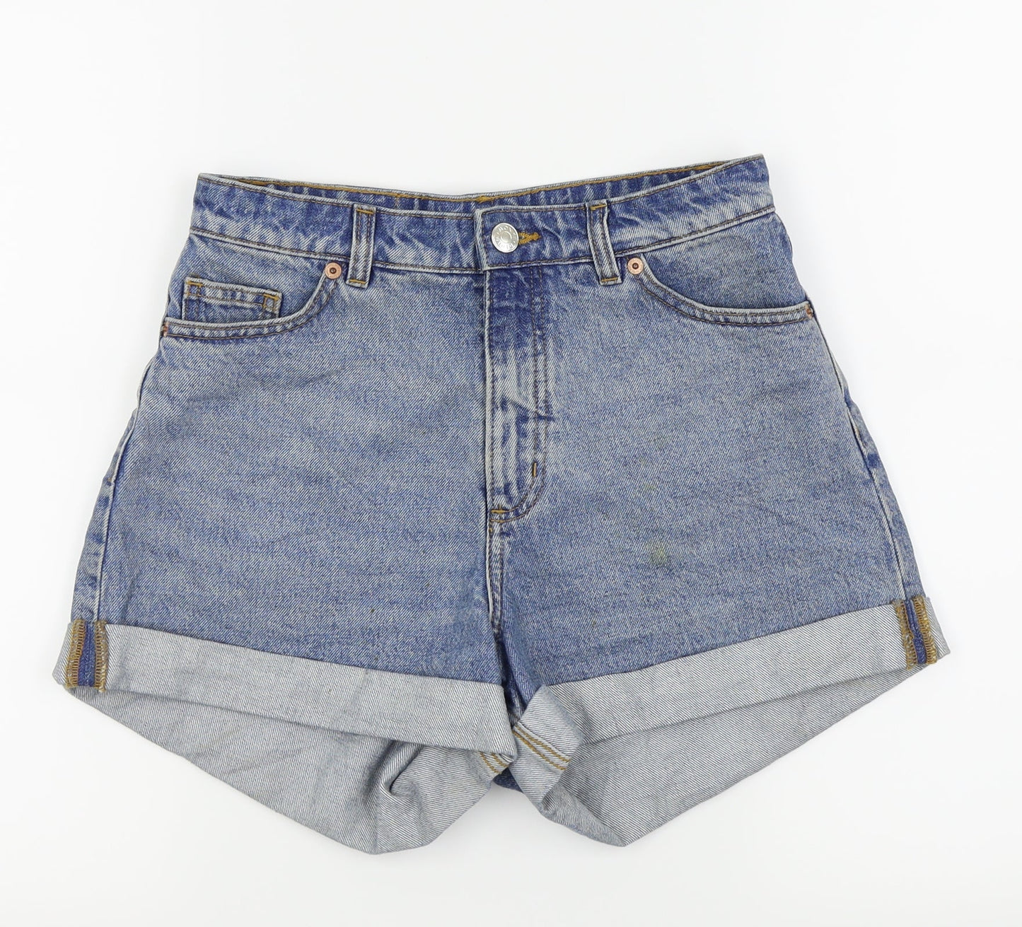 Monkl Womens Blue   Hot Pants Shorts Size 26 in