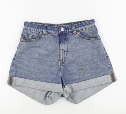 Monkl Womens Blue   Hot Pants Shorts Size 26 in