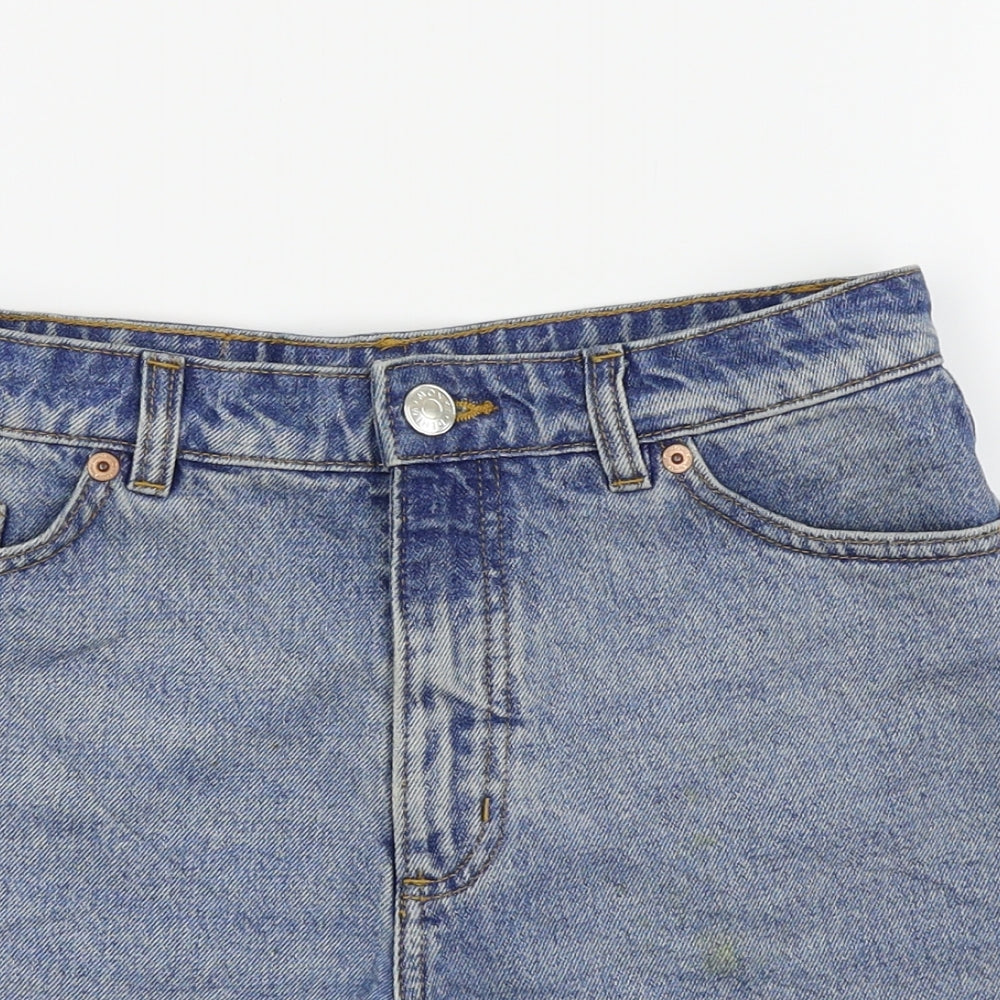 Monkl Womens Blue   Hot Pants Shorts Size 26 in