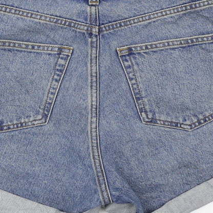 Monkl Womens Blue   Hot Pants Shorts Size 26 in