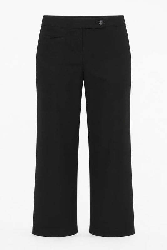Womens UK Size 10 m&S Regular Fit  Black Trousers