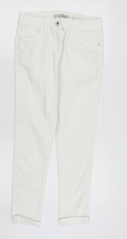 Asda George Womens White   Skinny Jeans Size 8 L24 in