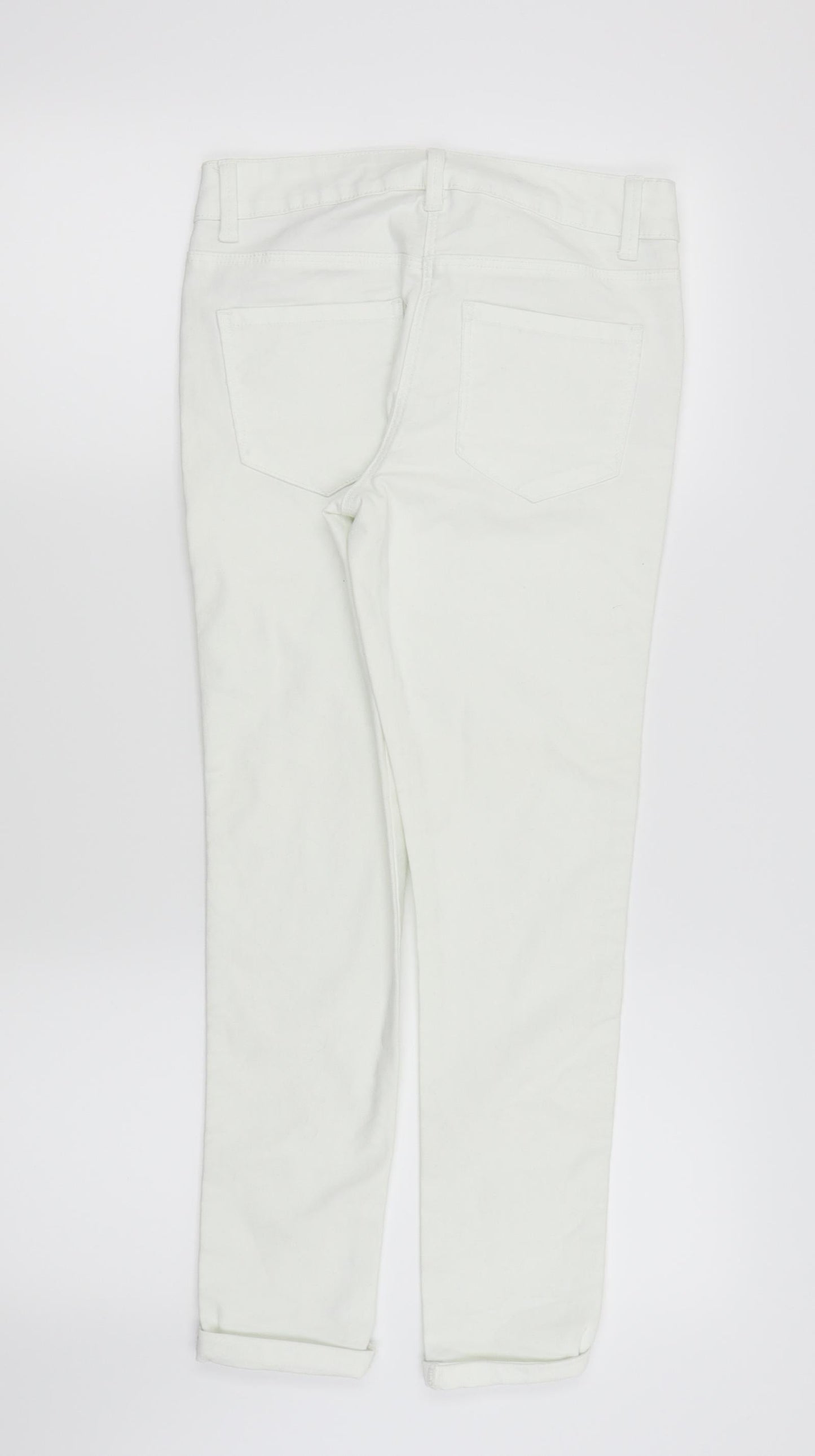 Asda George Womens White   Skinny Jeans Size 8 L24 in