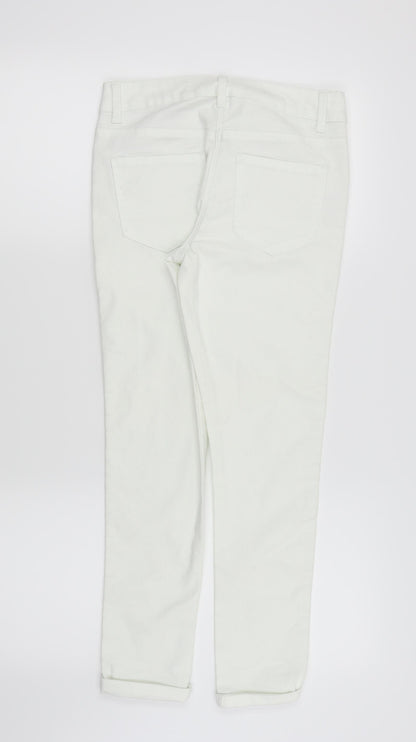 Asda George Womens White   Skinny Jeans Size 8 L24 in