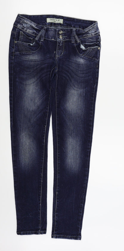 cindy.h jeans Womens Blue   Skinny Jeans Size 28 in L30 in