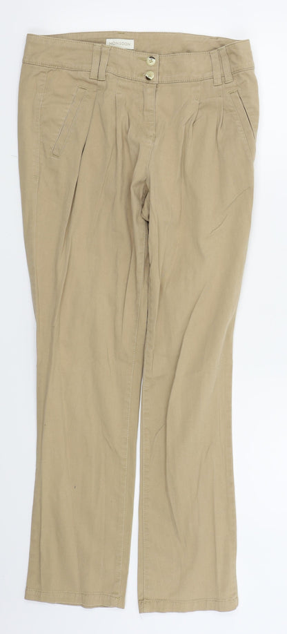 Moonsoon Womens Beige   Skinny Jeans Size 10 L27 in