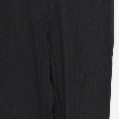 M&S Womens Black   Trousers  Size 14 L25 in