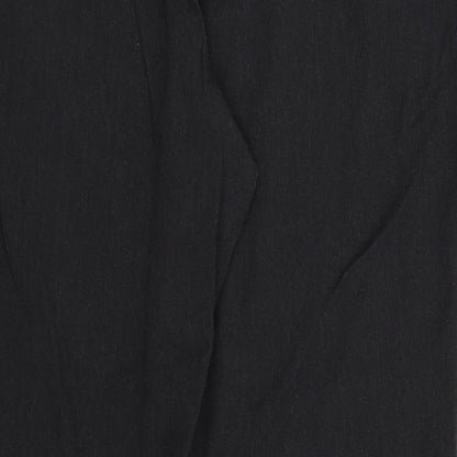 M&S Womens Black   Trousers  Size 14 L25 in