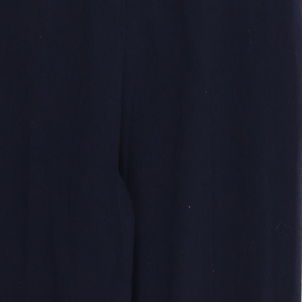 Womens UK Size 12 M&S Regular Fit  Blue Trousers