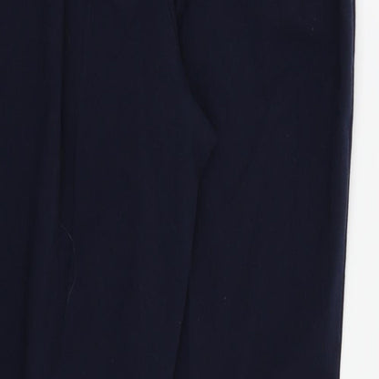 Womens UK Size 12 M&S Regular Fit  Blue Trousers