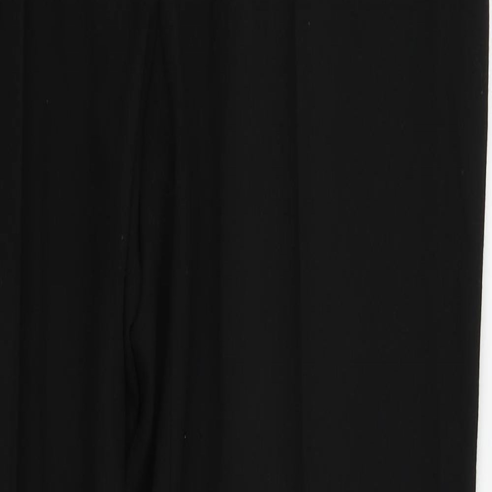 Womens UK Size 14 pre worn Regular Fit  Black Trousers