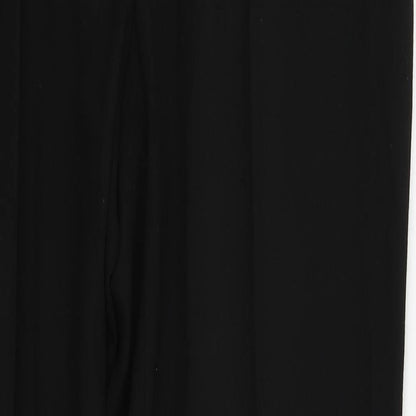 Womens UK Size 14 pre worn Regular Fit  Black Trousers