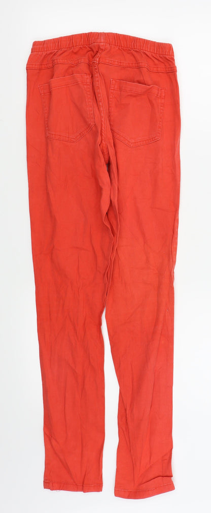 Pieces Womens Red   Jegging Leggings Size M L25 in - leggings