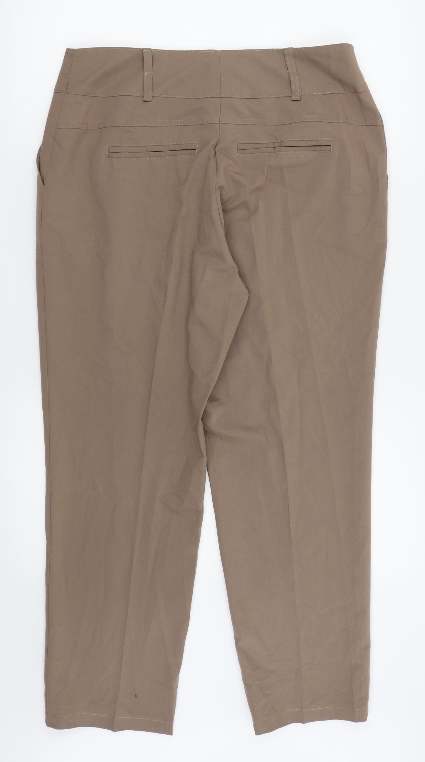 ADEK Womens Brown   Trousers  Size 18 L24 in