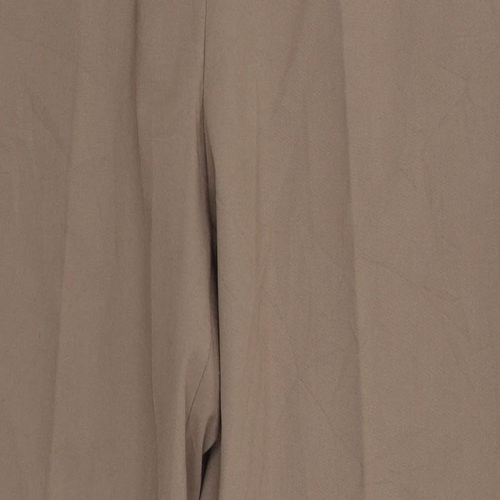 ADEK Womens Brown   Trousers  Size 18 L24 in