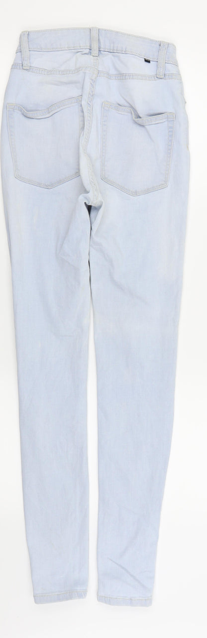 157 Womens Blue   Skinny Jeans Size XS L22 in