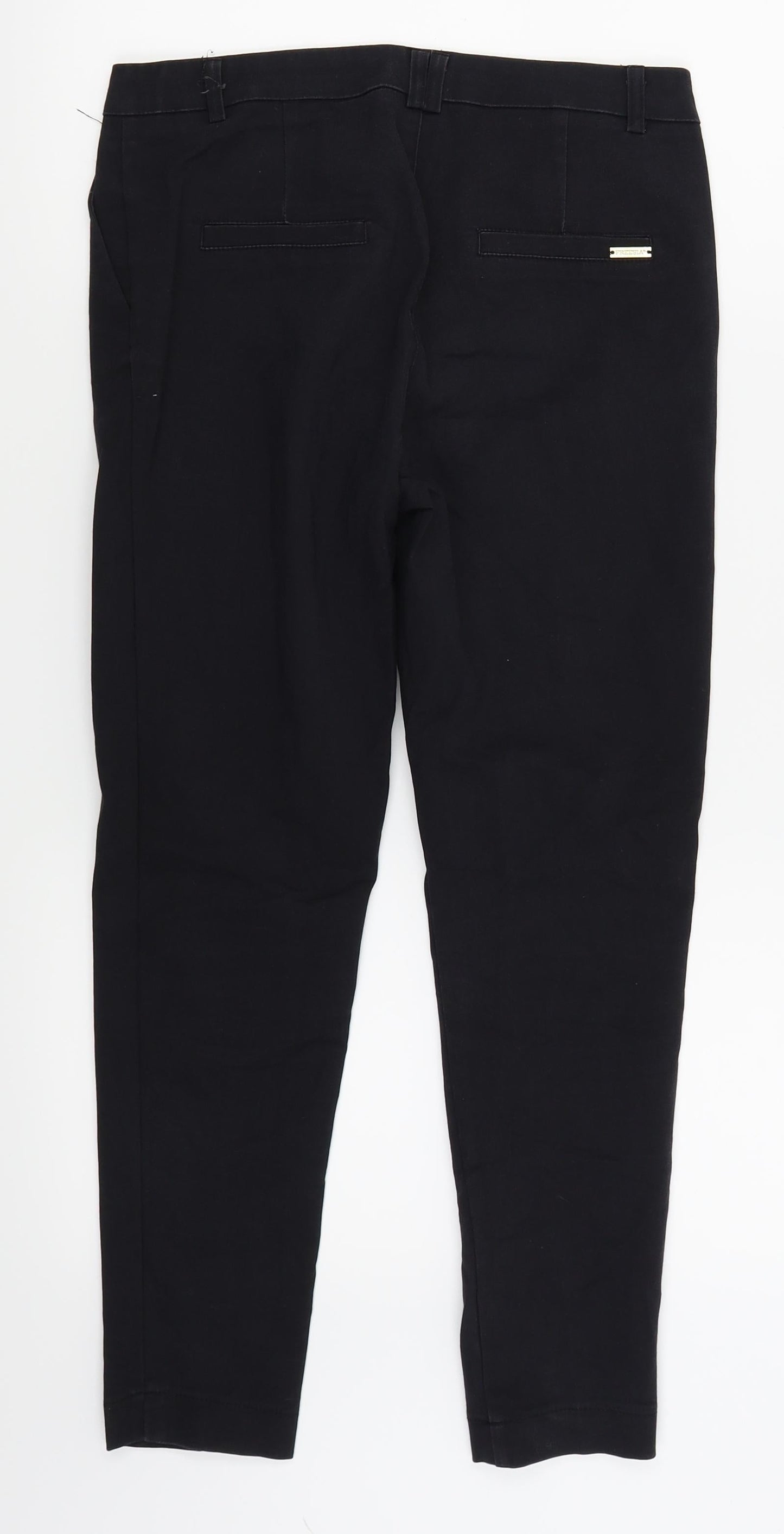 Womens UK Size S Freesia Regular Fit  Black Trousers