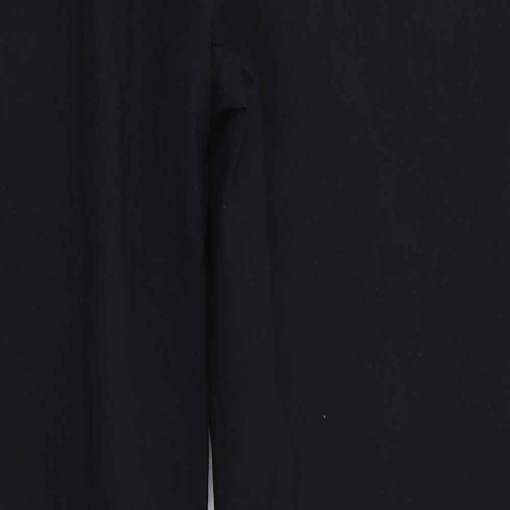 Womens UK Size S Freesia Regular Fit  Black Trousers