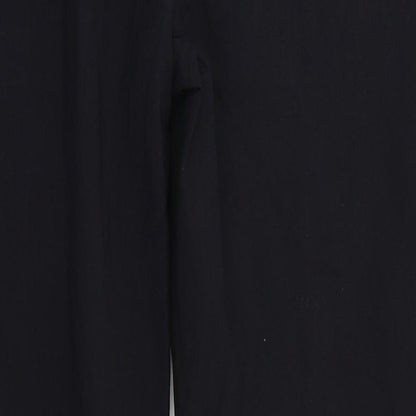 Womens UK Size S Freesia Regular Fit  Black Trousers