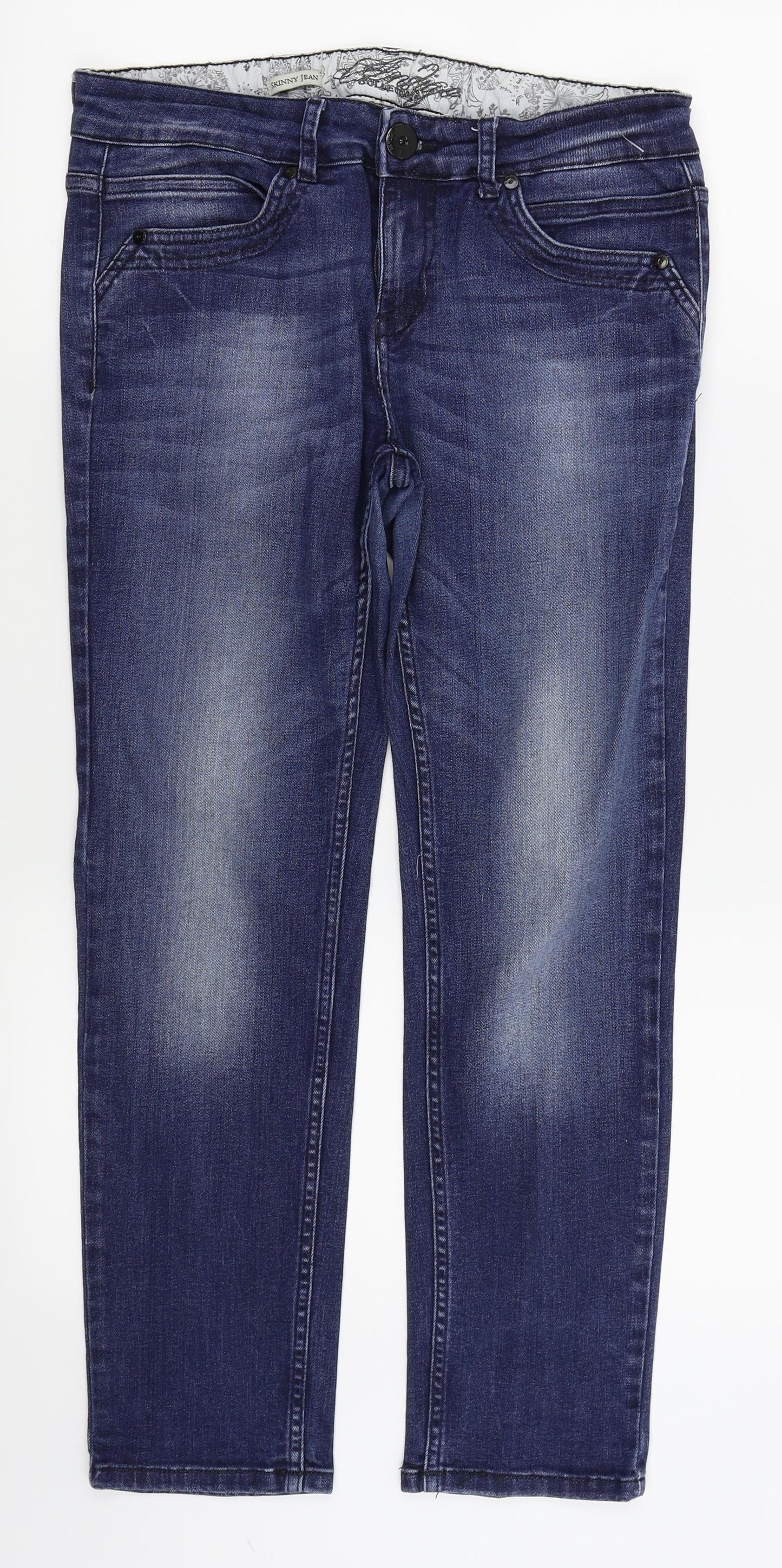 M&S Womens Blue   Skinny Jeans Size 16 L25 in