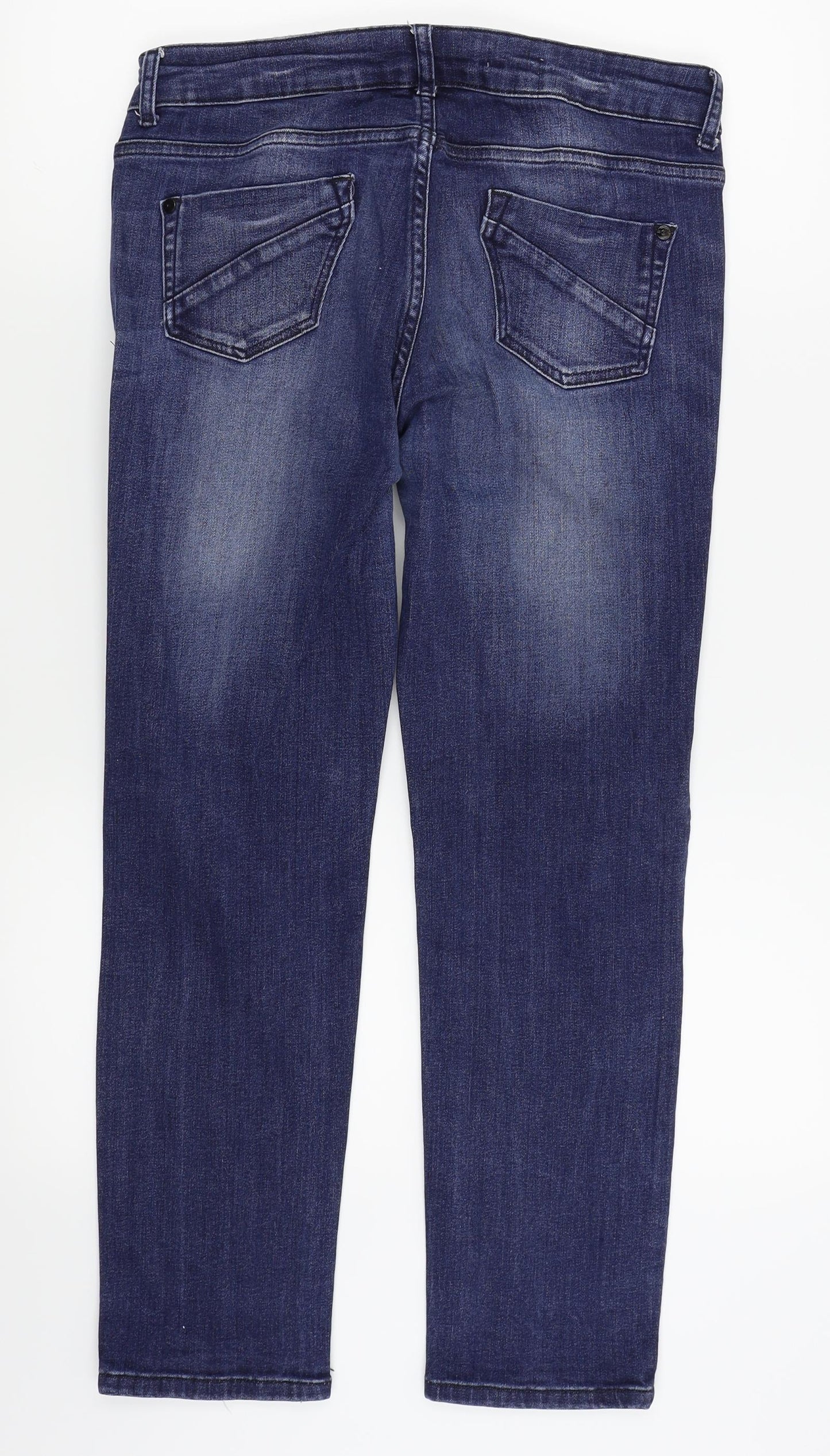 M&S Womens Blue   Skinny Jeans Size 16 L25 in