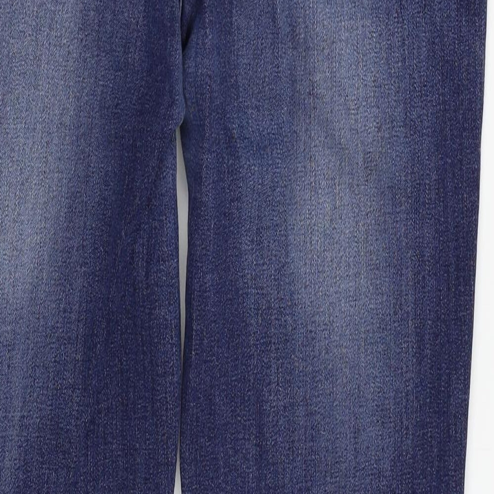 M&S Womens Blue   Skinny Jeans Size 16 L25 in