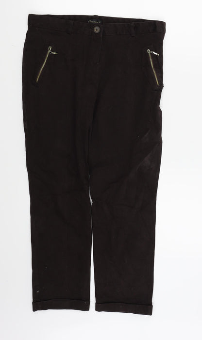 Cocomore Womens Brown   Straight Jeans Size 32 in L25 in