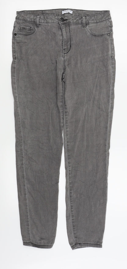 Jaqueline deYong Womens Grey   Skinny Jeans Size 30 in L28 in