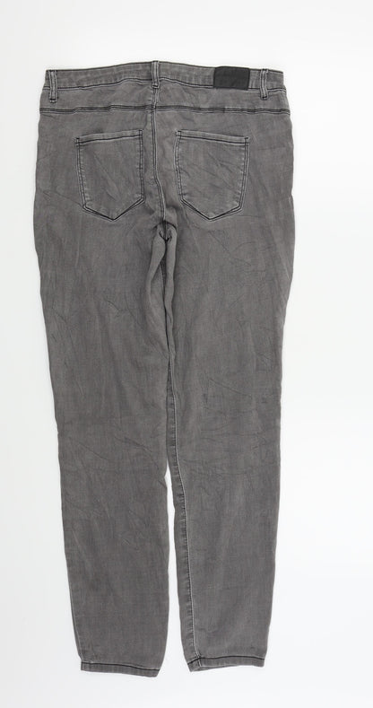 Jaqueline deYong Womens Grey   Skinny Jeans Size 30 in L28 in