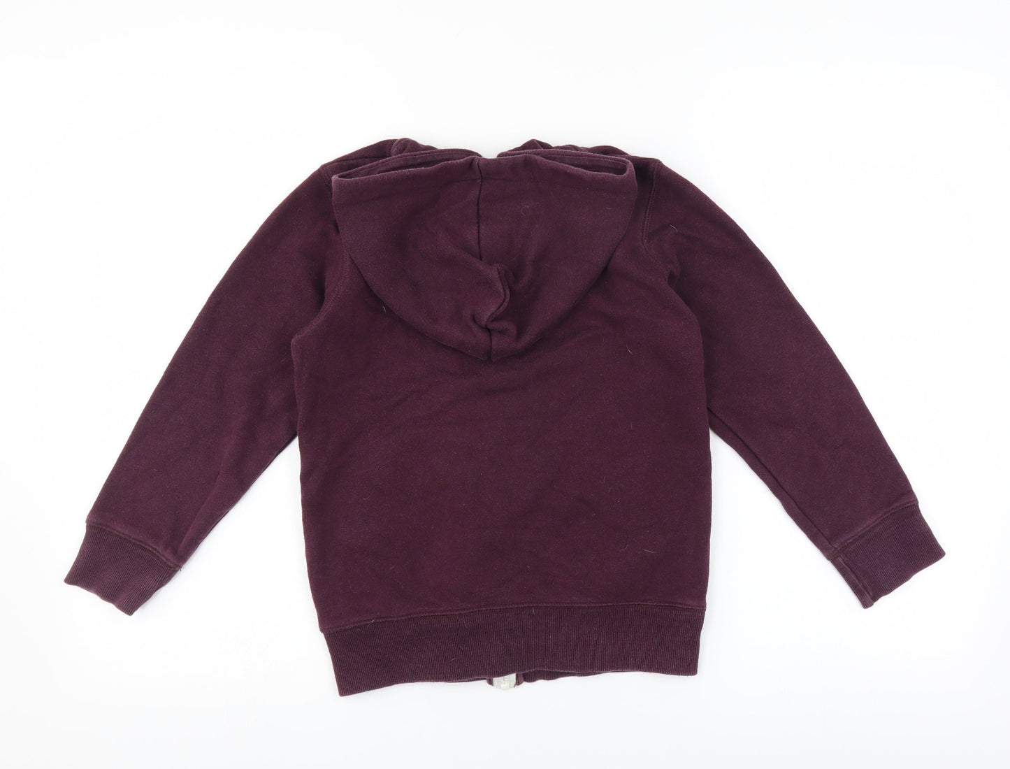 Matalan Boys Purple   Full Zip Hoodie Size 8-9 Years