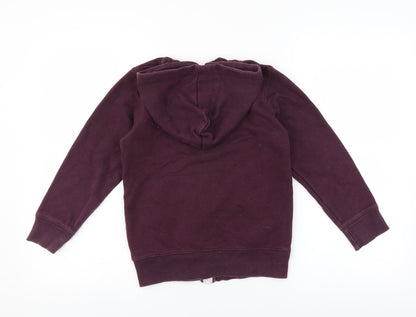 Matalan Boys Purple   Full Zip Hoodie Size 8-9 Years