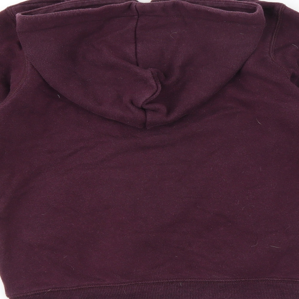 Matalan Boys Purple   Full Zip Hoodie Size 8-9 Years