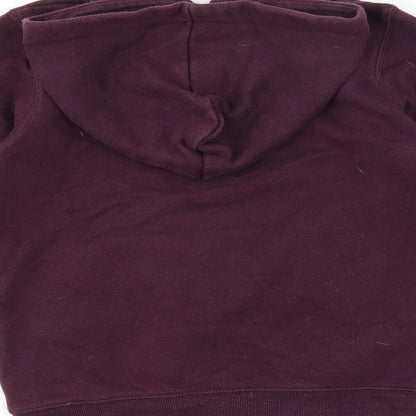 Matalan Boys Purple   Full Zip Hoodie Size 8-9 Years